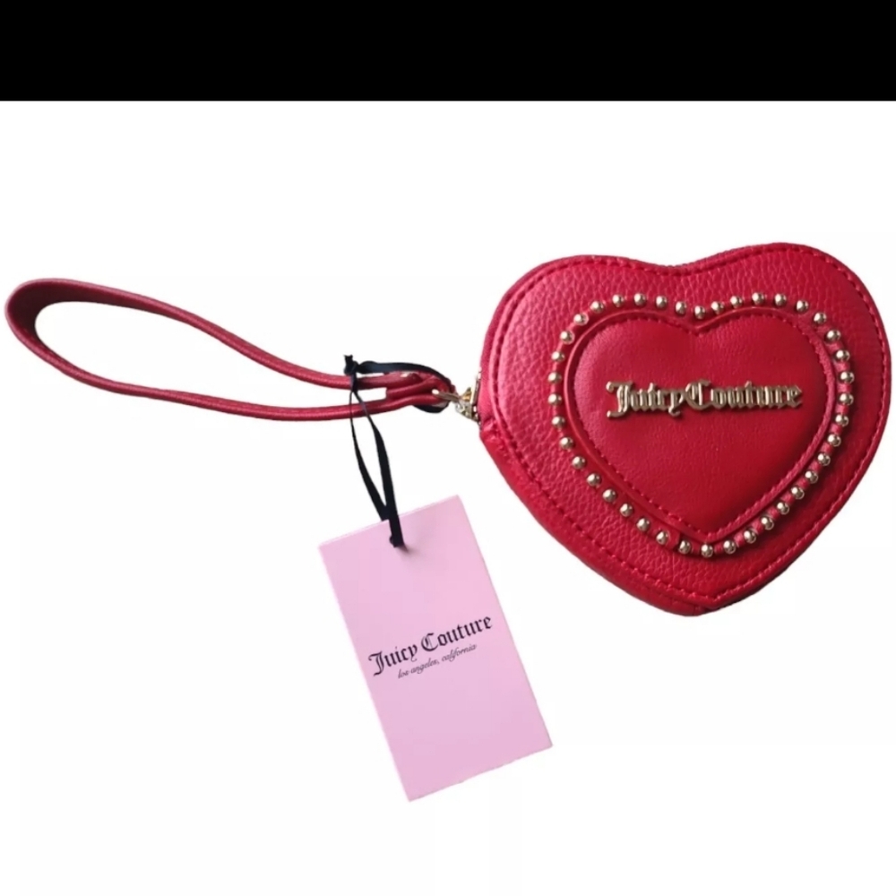Juicy Couture Red Valentine's Day Heart Wristlet
